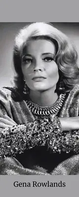 Gena Rowlands - Classic Hollywood - Laminated Bookmark