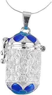 [COSMEVIVI] Jewelry Making Pendants Perfume Bottle Pendant Oil Diffuser Necklace Small Case for Accessories Essential Oils Diffuser Locket Necklace Pendant Perfume Diffuser Pendant Aroma Cage