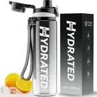 Water Bottle, 32 Oz Motivational Water Bottles with Time Marker-Tritan & BPA Fre