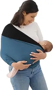 Kloovete Baby Wrap Carrier, Reversible Bonding Comforter, Soft & Stretchy Baby and Infant Sling, Perfect Baby Carrier Wrap Sling for Newborn and Infant up to 35 lbs.