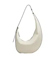 Cream leather Dot small hobo bag One size cream
