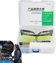 Yjkedfh Leak Detector HVAC - Detection Tool for Air Conditioner - Portable UV Light Air Conditioner Leak Detector for Basement, RV, Vehicle, Home