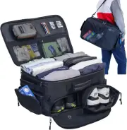 Premium Golf Trunk Organizer & Travel Bag - Ample Storage for Golf Accessories &