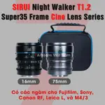 SIRUI NIGHT WALKER T1.2 SUPER35 FRAME CINE LENS 系列,適用於 FUJIF