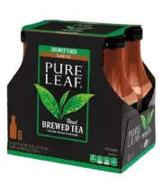 Pure Leaf Unsweetened Tea 16.9 Oz one 6 pack