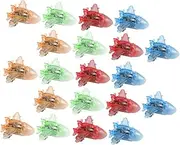BRIGHTFUFU 20pcs Plane Toy Set Pull Back Airplanes Educational Toy for Children Mini Plastic Planes Boys and Girls Plaything Random Color