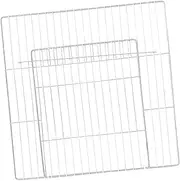 Fzaqwen Pet Playpen Door Iron Wire Barrier for Pets, Puppy Fence Gate for Small Cats and Hedgehog, White