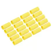 20Pcs PVC Pipe PVC Conduit Coupler Straight Fittings Efficacy 16 mm Yellow