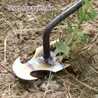 Weeder Handle Weeding Hoe Manganese Purpose Hand Weeder for Weeding 4 Teeth