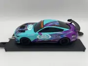 Scalextric Ford Mustang GT4 Extreme Drift 360 1/32 Analog Slot Car C1421 No Case