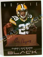 CASEY HAYWARD #29 PACKERS ROOKIE RC AUTO PANINI BLACK 2012 11/25 VERY RARE