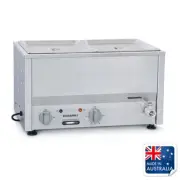Chocolate Warmer / Bain Marie 1/1 Size with 2x 1/2 Pan 150mm Roband CHOC2A