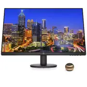 New HP P27v G4 27" IPS FHD 1920 x 1080 Monitor Bundle w/ Mini Bluetooth Speaker
