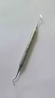 Dental Restorative Scarper Composite Filling Spatula 1.7mm Ball/2mm Double Ended