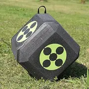 3D Archery Target High Density Polyhedral Self Healing Foam Cube Target Shooting 23x23x23cm