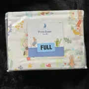 Beatrix potter Peter Rabbit cottontail Easter 100% cotton FULL bedding sheet set