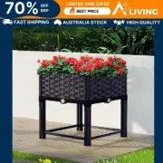 Garden Bed 40x40x23cm PP Planter Box Raised Container Growing Herb Planter PP-40