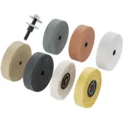 Buffing Polishing Wheel Kit 3 Inch,for Bench Buffer/Bench Grinder,Buffing7868