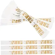KITANDOVE 200pcs Party Wristband VIP Event Arm Bands Event Wrist Bands Event Wristbands Identification Wristbands Lightweight VIP Paper Bracelets Custom Bracelets Braclet Synthetic Paper