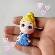 Princess Bow Center Polymer Clay Handmade Cinderella