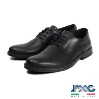 在飛比找momo購物網優惠-【IMAC】多孔造型輕量綁帶德比鞋 黑色(150001-BL