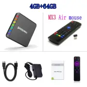 W2 Smart TV Box Android 11 4GB 32GB 64GB AV1 Quad Core WIFI6 4K Set Top Box Medi