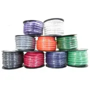 25 ' ft 2/0 Gauge AWG 12.5' BLUE / 12.5' BLACK Power Ground Wire Sky High GA ft