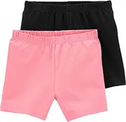 Carter's Girls' Baby, Toddler, Kids, 2 Pack Cotton Leggings