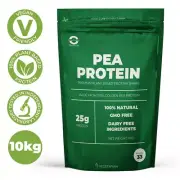 10KG PURE PEA PROTEIN ISOLATE - UNFLAVOURED -PEA PROTEIN POWDER