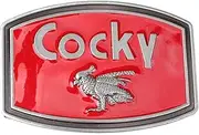 [CL&J BB] Cocky Belt Buckle Western Cowboy Native American Thanksgiving (CKY1), Brown