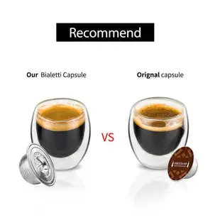 Icafilas 咖啡膠囊可重複使用咖啡膠囊適用於 Bialetti 機器 CC47