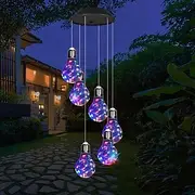 Solar Wind Chimes Outdoor Light Outside Hanging Solar Lights Wind Chime For Women Grandma Mom Birthday Windchimes Christmas Decor For Outdoor Garden Balcony Be