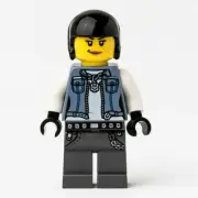 New LEGO Joey Motorcycle Minifigure - Hidden Side - 70421 (hs026)