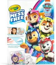 CRAYOLA Mess Free Color Wonder Colouring Pages & Markers, Nickelodeon Paw