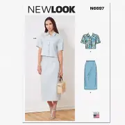 ChicStitch: Misses' Cropped Top & Pencil Skirt Sewing Kit (Sizes 6-18) - Code N6