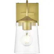 Living District LD7313W5BRA Avani 1 Light 5 inch Brass Bath Sconce Wall Light