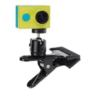 Sport Camera Backpack Hat Clip Mount - 360 Degree Rotation