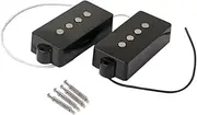VICASKY Medium Output v 4 String Bass Pickup Bridge Neck Open Style Gmb11 Wax Potted for Noise Reduction