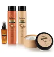 Instance Shea Karité Deep Moisturizing Dry Hair Treatment Kit 4 Itens - Eudora