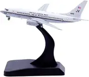 Pre-Built Model Aircraft 8CM 1/400 Scale Authentic Aircraft Replica for US Navy C-40A 165829 Display Model Airplane for Aviation Fans Miniature Airplane Model