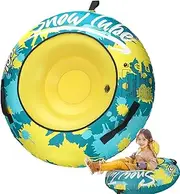 Inflatable Talage for Sled Snow Tubes, Inflatable Snow Sleigh | Winter Snow Tube, Heavy Duty Snow Ski Tube for Outdoor Sledding with Thickened Handles