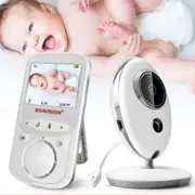 Wireless LCD Audio Video Music Intercom IR Baby Monitor