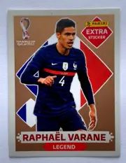 2022 FIFA WC Qatar 2022 Panini #25 RAPHAEL VARANE France STICKER EXTRA BRONZE