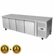 Benchtop Freezer 4 Door Atosa 560L Stainless Steel Restaurant Kitchen Cafe