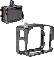 Buziba Metal Frame Case Aluminum Protective Cage Metal Frame Housing Mount for Insta360 Ace/Ace Pro Action Camera Accessories