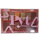 PYT Beauty Warm Lit Nude Eyeshadow Palette Neutral Shades Matte Shimmer Glow