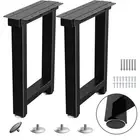 Metal Table Legs Heavy Duty 16”HX12”W Furniture for Dining Desk Bench and Coffee