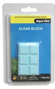 Aqua One Block Aqua Algae 20g Treatment Fish Tank Aquarium 95001