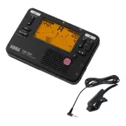 Korg Tm-70F Bk Tuner Metronome Black Contact Microphone Set With Cm-400