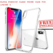 New Premium iPhone 7/8 Plus, X & XS Ultra Thin Clear Case | FREE & FAST POSTAGE